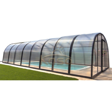 Swimming Cover Roof Cost Retractable Pool Enclosure