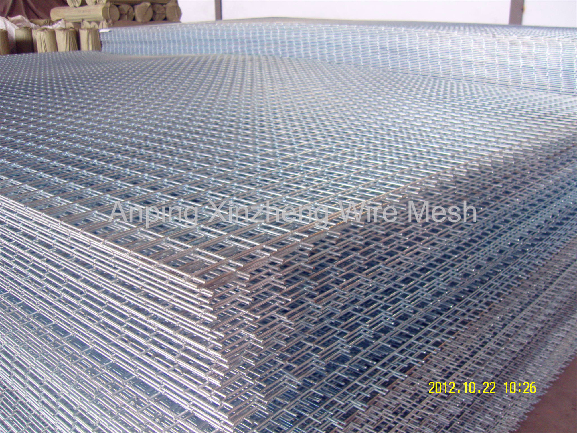 Galvanised Mesh Panels