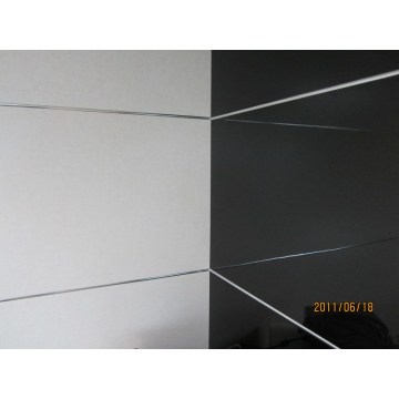 Glossy black fiber calcium silicate wall panelling