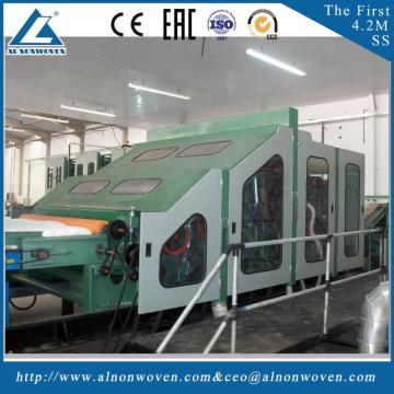 highly stable ALSL-2000 textile carding machine nonwoven carding machine
