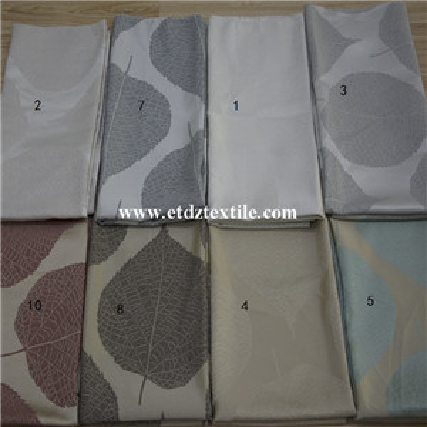 Modern Big Leaf Flower Pattern Of Curtain Fabric