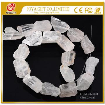 Natural Raw Rough Cleary Crystal Jewelry Crystal Gemstone Beads
