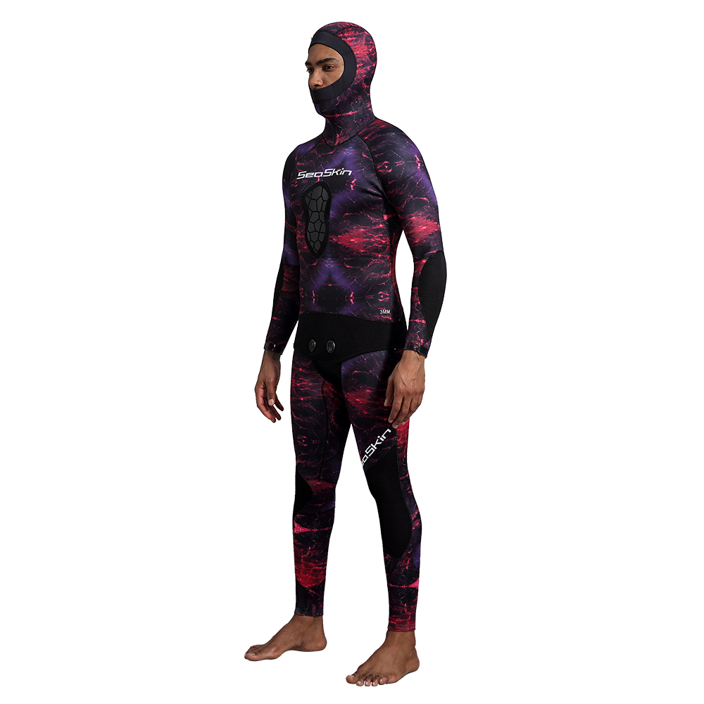 Seaskin Two Pieces Free Diving Wetsuit