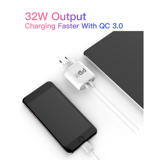 Quick Charge 3.0 USB Charger Dual USB Adapter