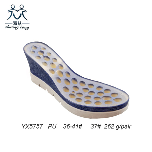 Wedge Sole PU Outsole for Lady Sandals