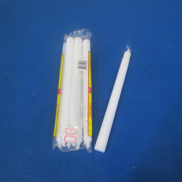 Africa Use Polybag White Stick Fluted Candle