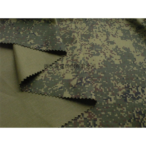 Infrared Retardant CVC Summer Camouflage Fabric for Russia