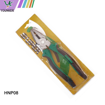 PVC Handle Flat Nose Wire Cutting Combination Plier