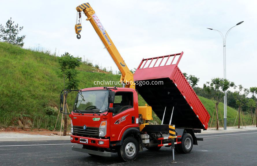 tipper crane truck 1