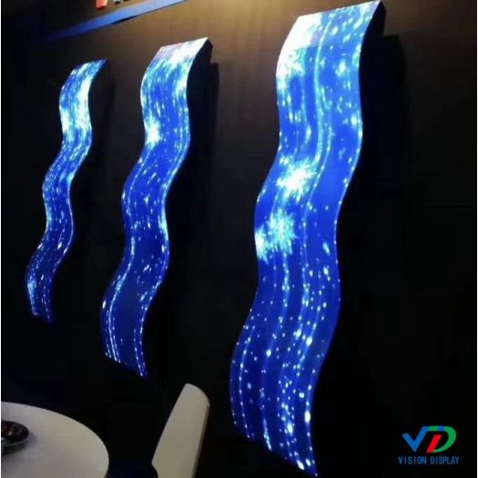 P2 flexible inflect led display