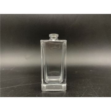 Men spray 50ml square clear glass perfume bottle