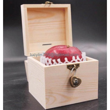 Safe Money Box Wooden Piggy Bank For Boys Girls And Adults