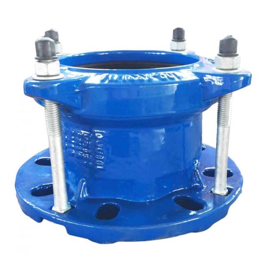 Wide tollerance cast flange adaptor