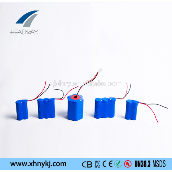 lithium ion battery ifr18650-1.4AH cell for miners' lamp