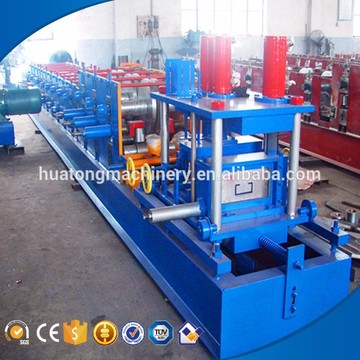 Automatic cz purlin aluminium section manufacturing machinery