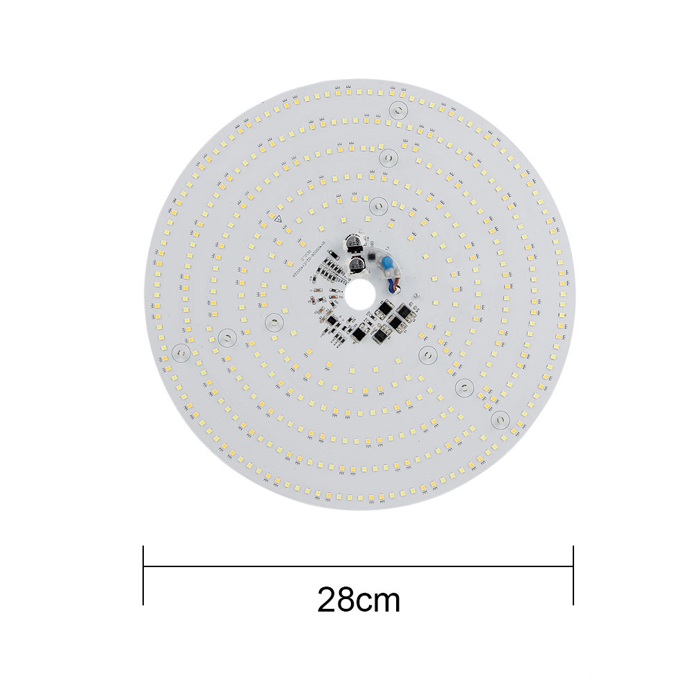 The width of the colorable 40W light source module