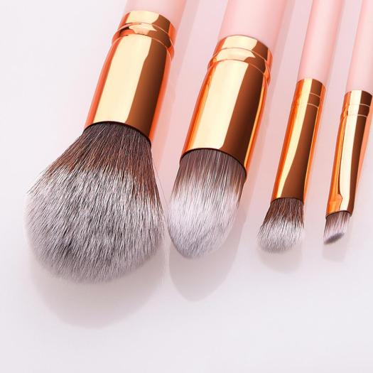 double ended pink brushes makeup private label