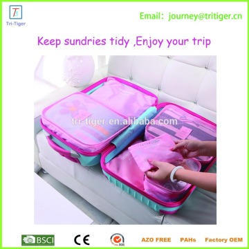 Portable Foldable Multifunction Travel Clothes Storage Bag packing cube sets