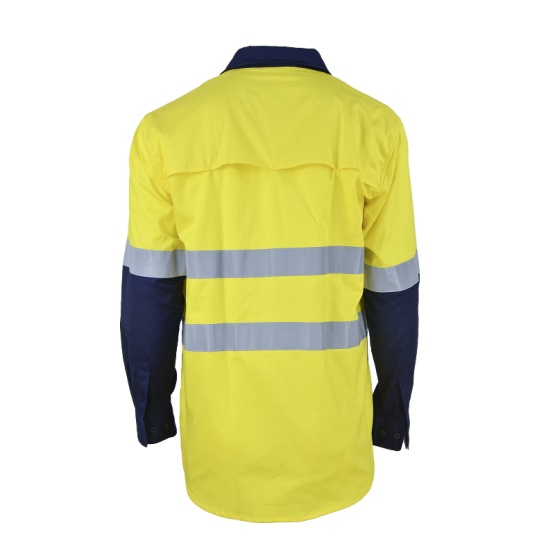 Light Yellow Flame-Retardant Jacket with Reflective strap