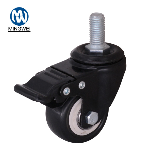 2 Inch Black Industrial Furniture Caster