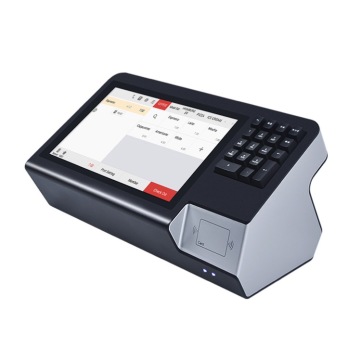Retail Pos terminal with NFC and keyboard