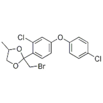 2-(BROMOMETHYL)-2-[2-CHLORO-4-(4-CHLOROPHENOXY)PHENYL]-4-METHYL-1,3-DIOXOLANE CAS 873012-43-2