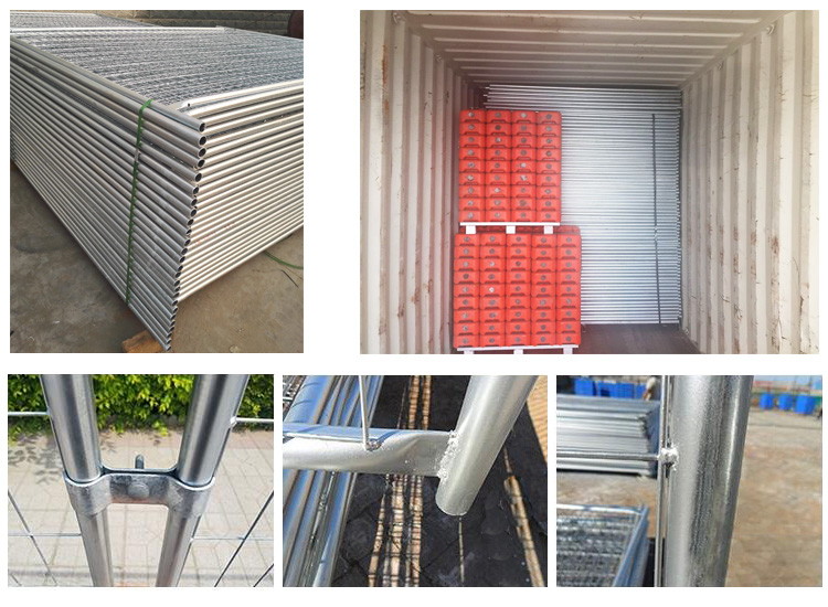 Galvanized Wire picket temporary fencing