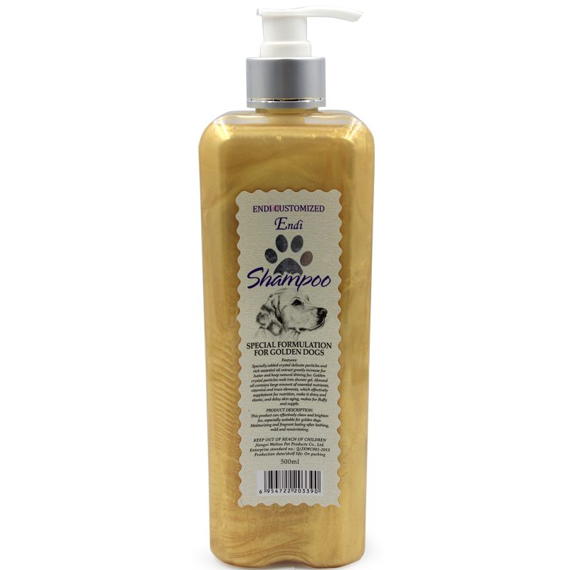 Professional natural dog shampoo grooming