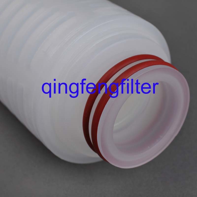 0.22/0.45 Micron Pleated Pes Filter Cartridge for Food Beverage Filtration