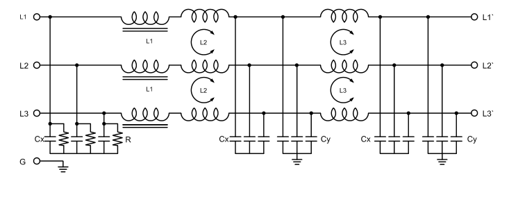 low pass electric filter