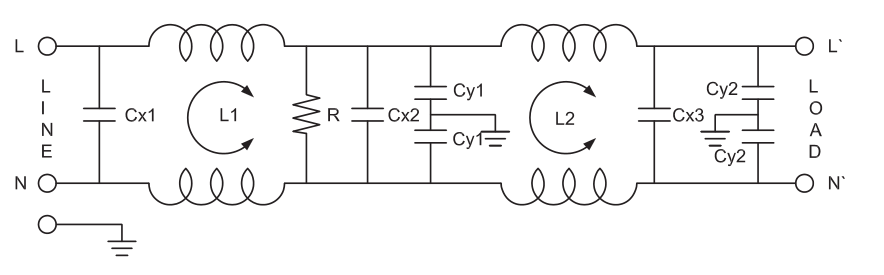 Single Phase Power RFI AC Noise Filter