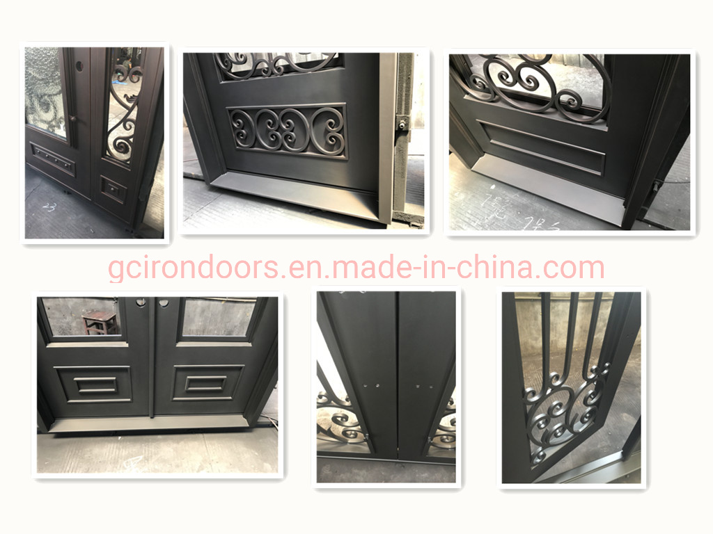 iron double door gate