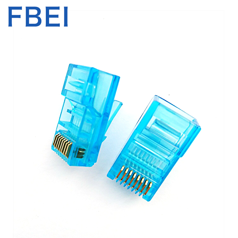 Color RJ45 Cat5e connector 