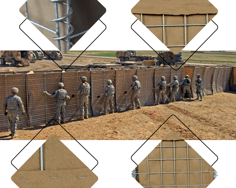 safety blast wall military hesco barriers for sale