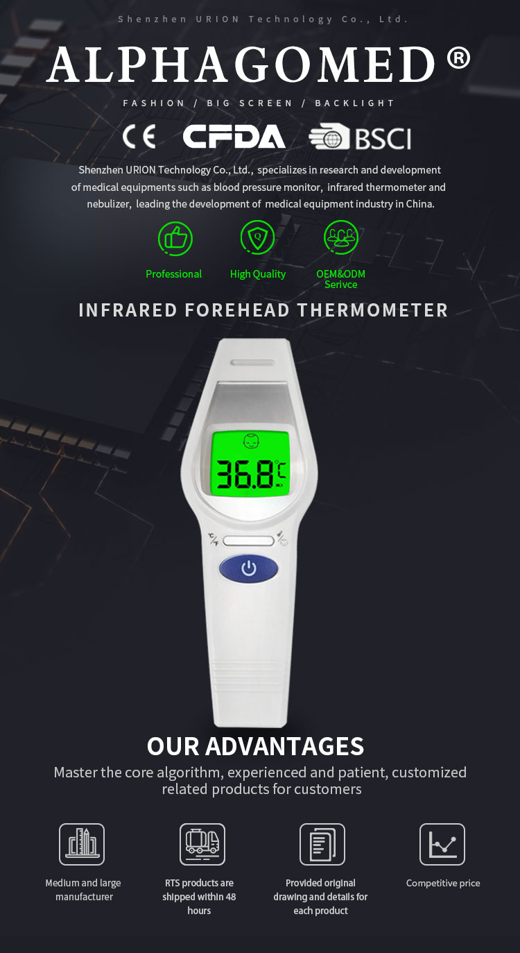 Forehead Baby Digital Thermometer Infrared