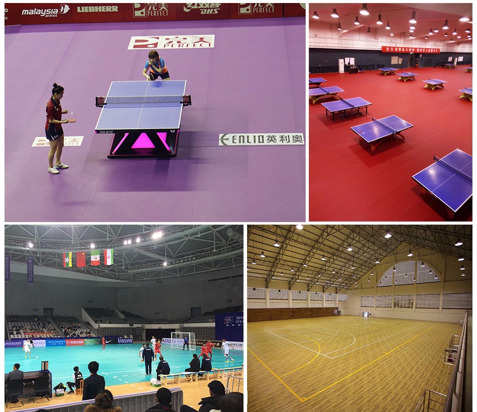 Table Tennis Court Flooring