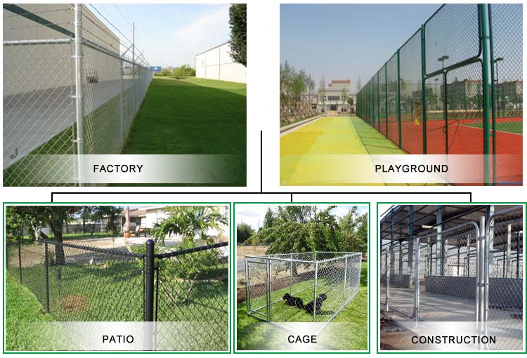 Diamond quality chain link fence