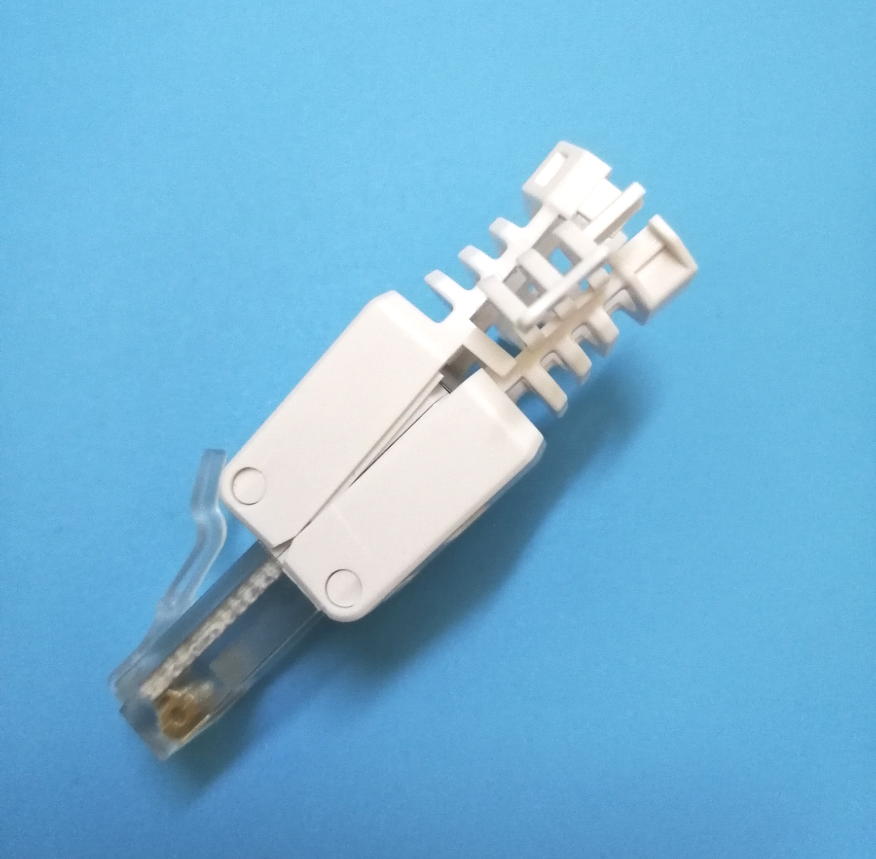 8P8C Male cat6A toolless Modular plug connector