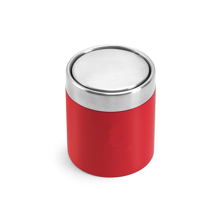 High Quality Colorful Desktop Tiny Swing Lid Bin