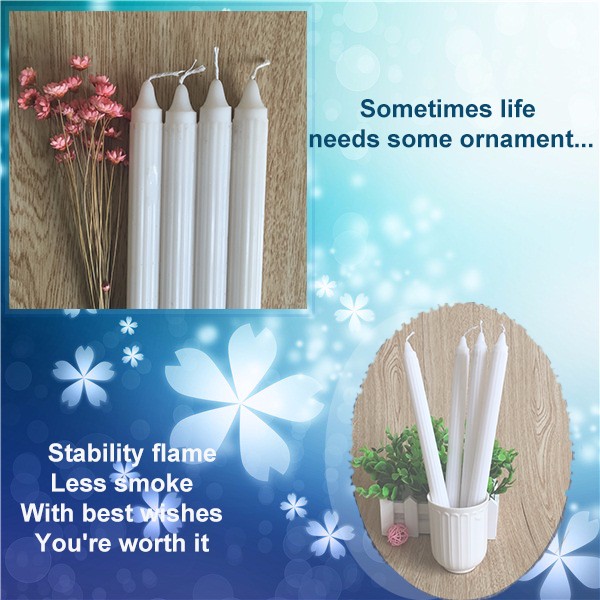 Household Fluted Candles 