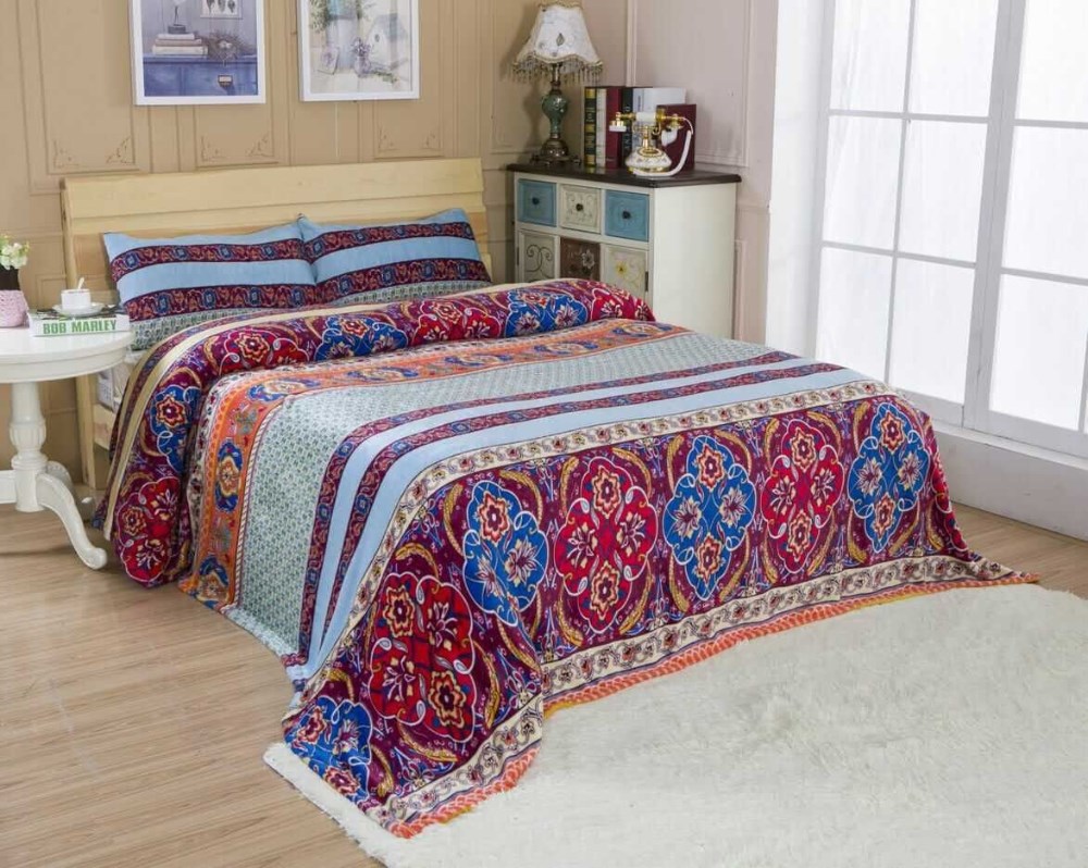 Newest super soft strip design flannel blanket wholesale